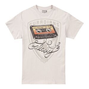 Guardians Of The Galaxy Mens Mixtape T-Shirt / Natural